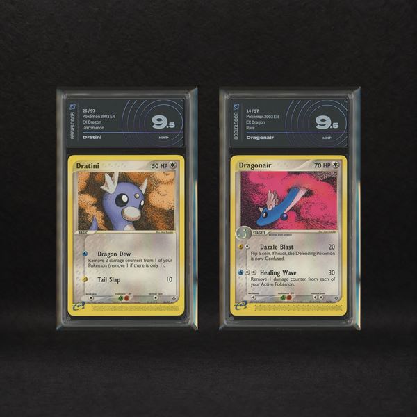 Dragon Kanto Lot: Dratini #26, Dragonair #14, EX Dragon [ENG]