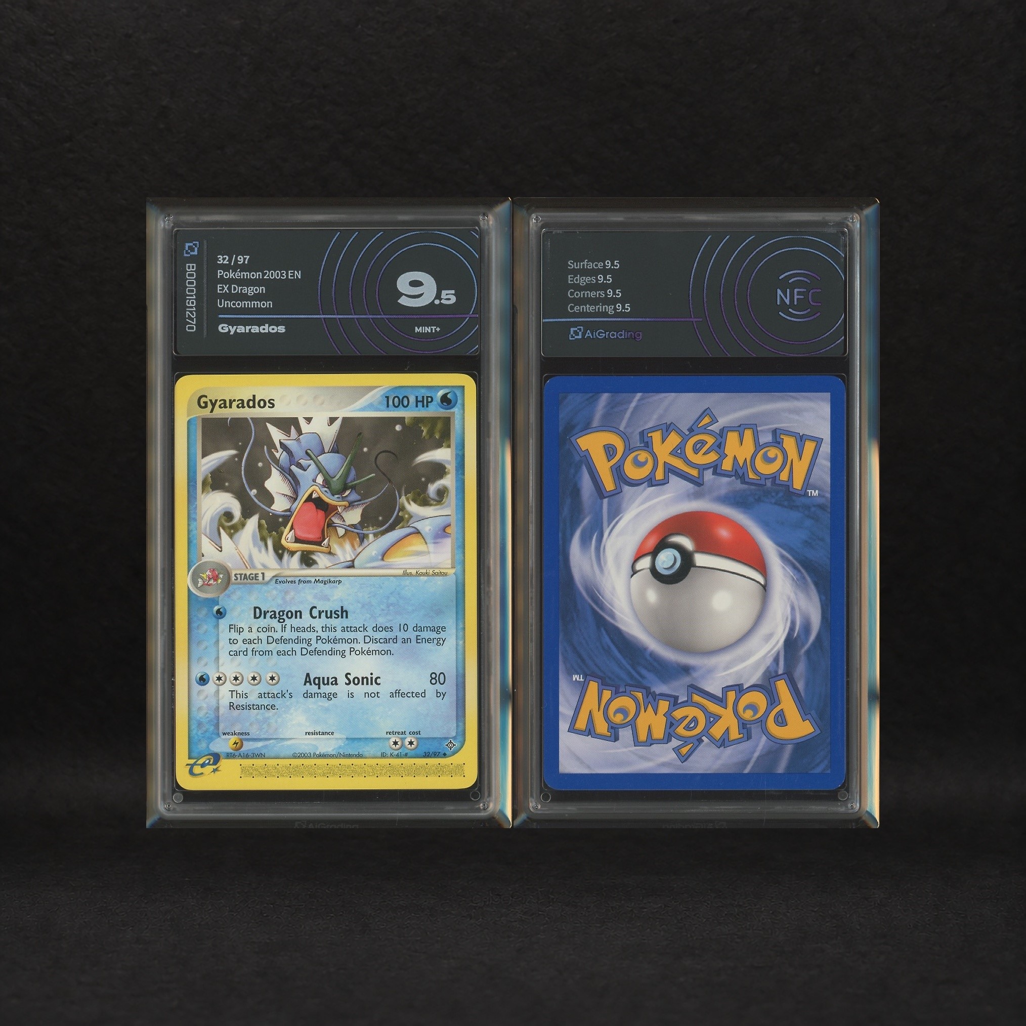 The Pokémon Company - Magikarp Evolution Line Lot: Magikarp #60, Gyarados #32, Ex Dragon [eng]