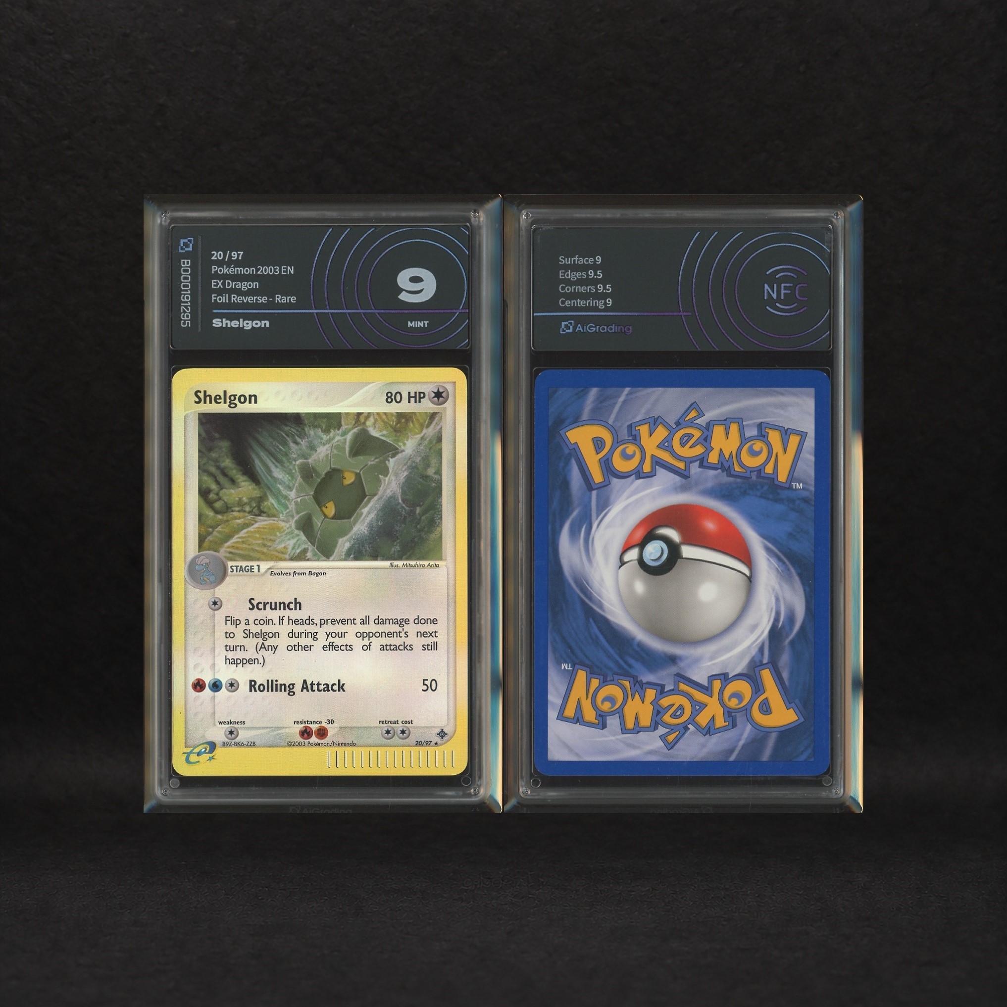 The Pokémon Company - Shelgon & Salamence Reverse Holo Lot: Shelgon #20, Salamence #10, Salamence...