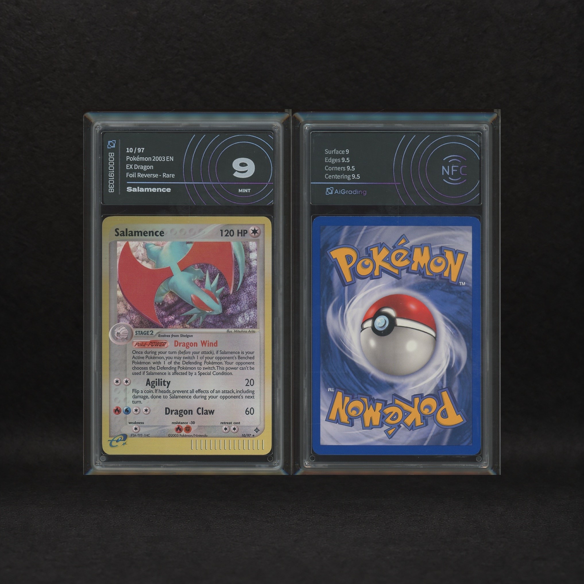 The Pokémon Company - Shelgon & Salamence Reverse Holo Lot: Shelgon #20, Salamence #10, Salamence...