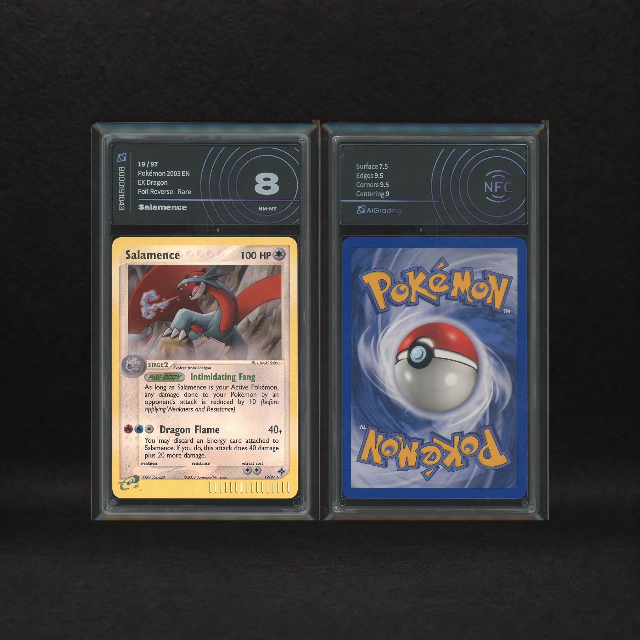 The Pokémon Company - Shelgon & Salamence Reverse Holo Lot: Shelgon #20, Salamence #10, Salamence...