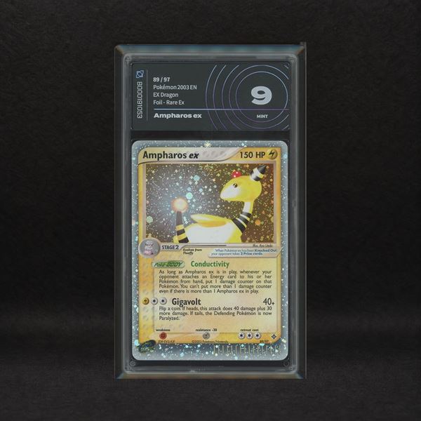 The Pokémon Company - Ampharos ex #89 Holo (Swirl), EX Dragon [ENG]