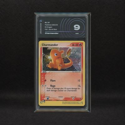 Charmander #98 Holo (swirl) - Secret, Ex Dragon [eng]