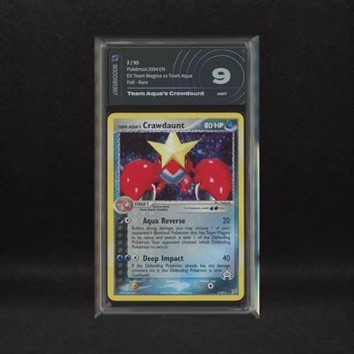 Team Aqua's Crawdaunt #2 Holo, Ex Team Magma Vs Team Aqua [eng]