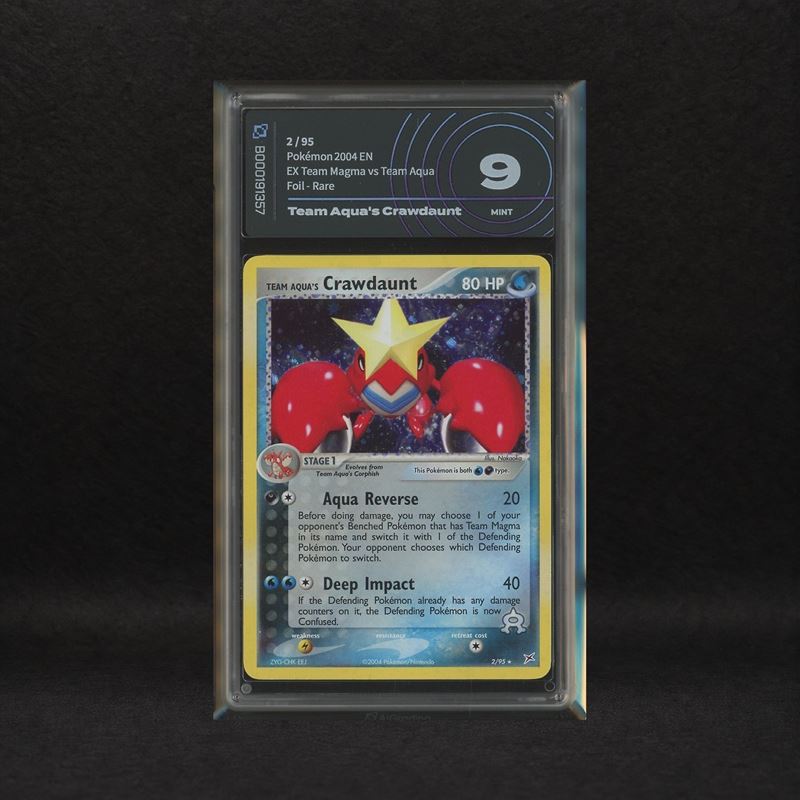 The Pokémon Company - Team Aqua's Crawdaunt #2 Holo, Ex Team Magma Vs Team Aqua [eng]