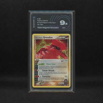 Team Magma's Groudon #9 Holo, Ex Team Magma Vs Team Aqua [eng]