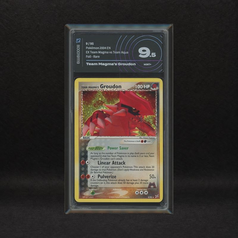 The Pokémon Company - Team Magma's Groudon #9 Holo, Ex Team Magma Vs Team Aqua [eng]