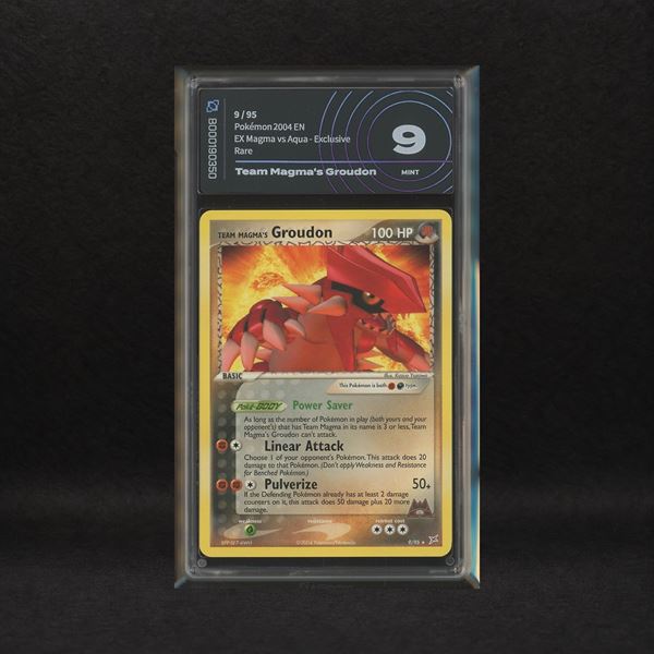 The Pokémon Company - Team Magma's Groudon #9 (Exclusive Non-Holo), EX Team Magma vs Team Aqua [ENG]
