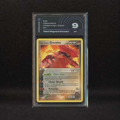 Team Magma's Groudon #9 (exclusive Non-holo), Ex Team Magma Vs Team Aqua [eng]