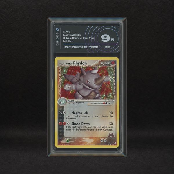 The Pokémon Company - Team Magma's Rhydon #11 Holo, EX Team Magma vs Team Aqua [ENG]