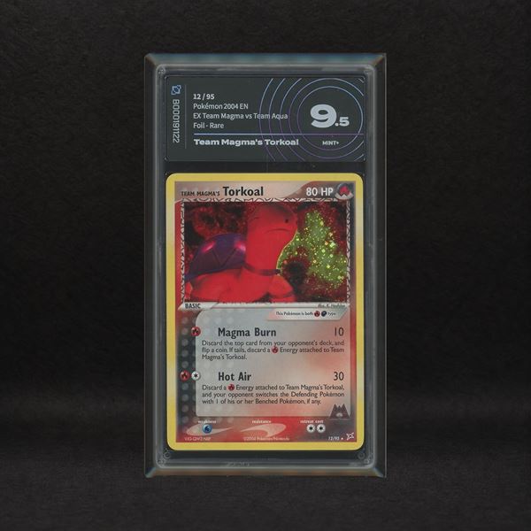 Team Magma's Torkoal #12 Holo, EX Team Magma vs Team Aqua [ENG]