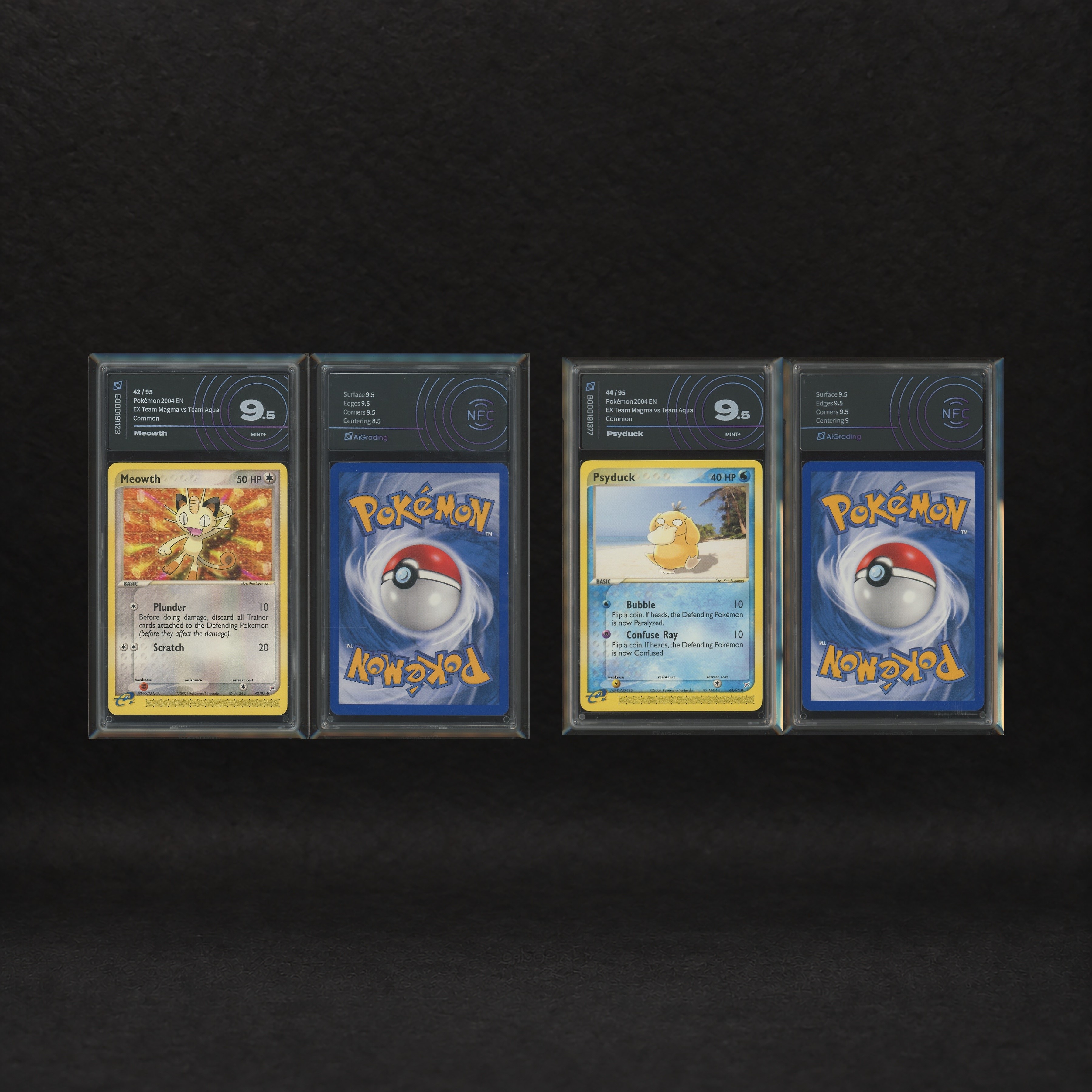 The Pokémon Company - Classic Kanto Commons Lot: Cubone #40, Jigglypuff #41, Meowth #42, Psyduck ...