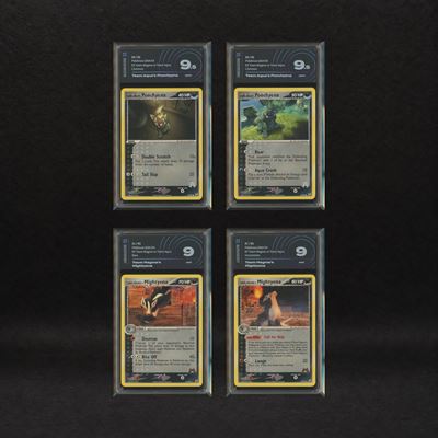 Poochyena & Mightyena Lot: Poochyena #54-55, Mightyena #21-37, Ex Team Magma Vs Team Aqua [eng]