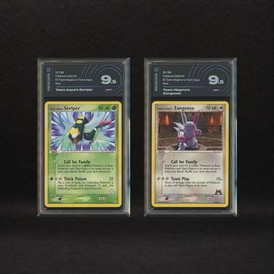 Seviper & Zangoose Lot: Seviper #17, Zangoose #23, Ex Team Magma Vs Team Aqua [eng]