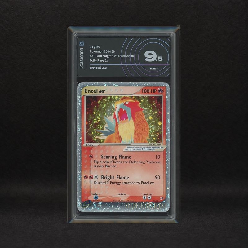 The Pokémon Company - Entei Ex #91 Holo (swirl), Ex Team Magma Vs Team Aqua [eng]