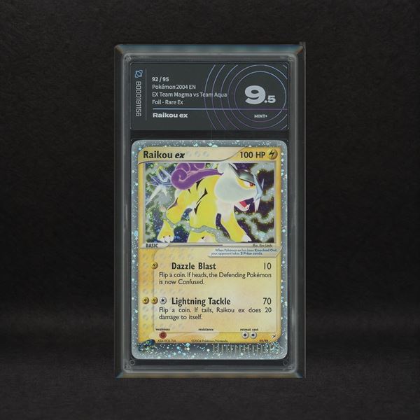 Raikou ex #92 Holo (Swirl), EX Team Magma vs Team Aqua [ENG]