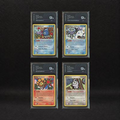 Castform Weather Forms Lot: Rain Castform #23, Snow-cloud Castform #25, Sunny Castform #26, Castf...
