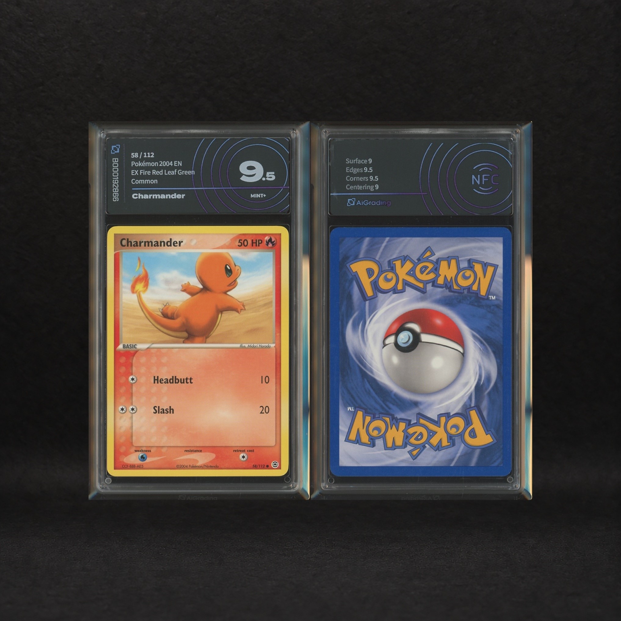 The Pokémon Company - Charmander Lot: Charmander #57-58, Charmeleon #31, Ex Firered & Leafgreen [...