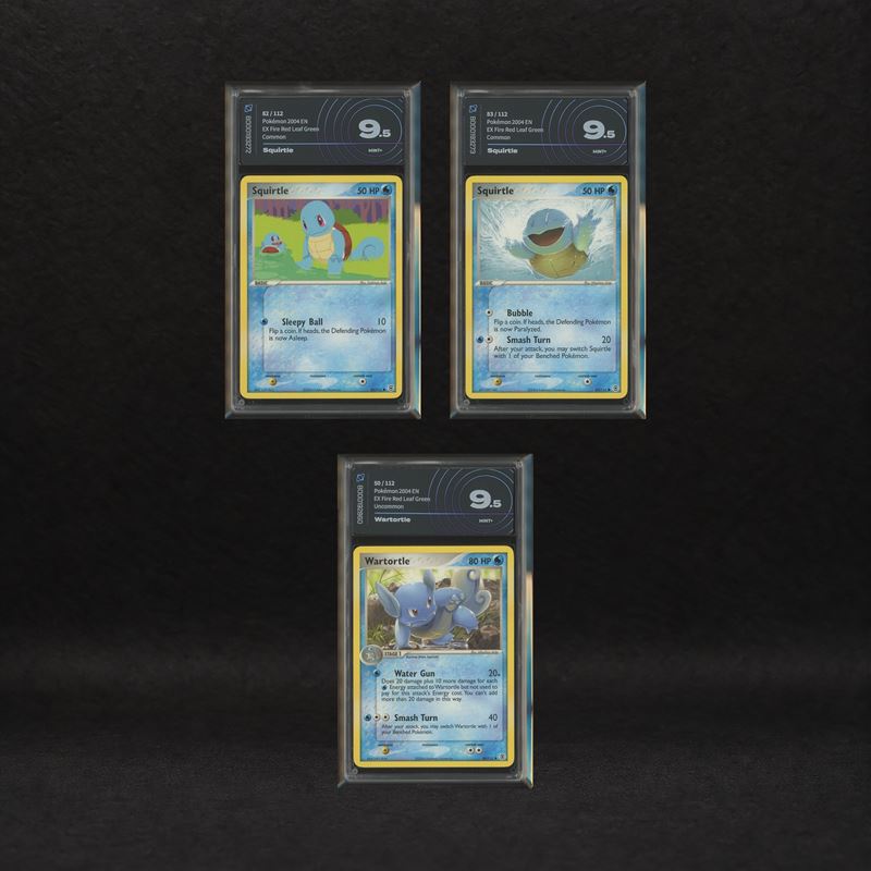 The Pokémon Company - Squirtle Lot: Squirtle #82-83, Wartortle #50, Ex Firered & Leafgreen [eng]