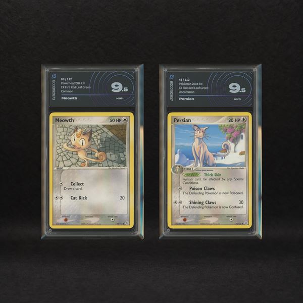 Meowth #69 & Persian #44 Lot, EX FireRed & LeafGreen [ENG]