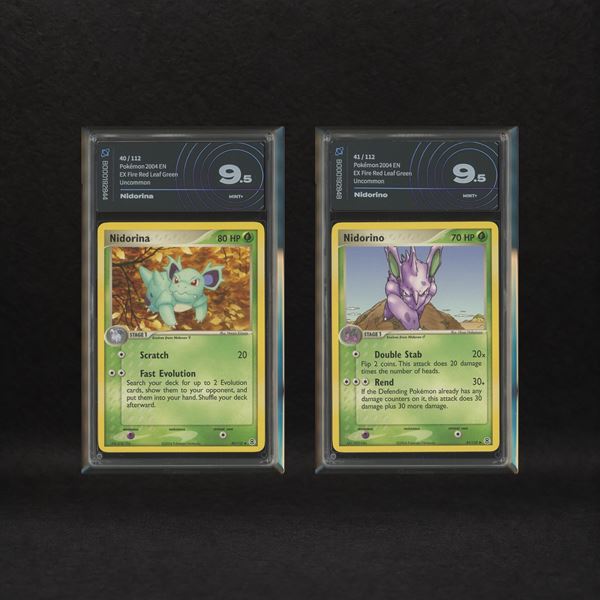The Pokémon Company - Nidorina #40 & Nidorino #41 Lot, EX FireRed & LeafGreen [ENG]