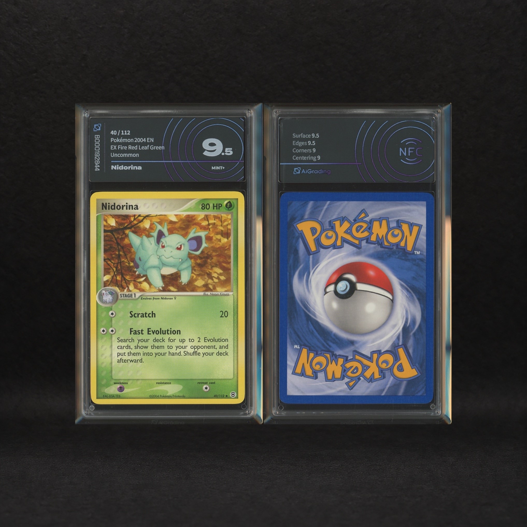 The Pokémon Company - Nidorina #40 & Nidorino #41 Lot, Ex Firered & Leafgreen [eng]