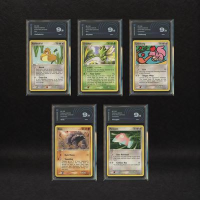 Non-evolving Kanto Lot: Scyther #29, farfetch'D #23, Lickitung #37, Onix #42, Porygon #47, Ex Fir...