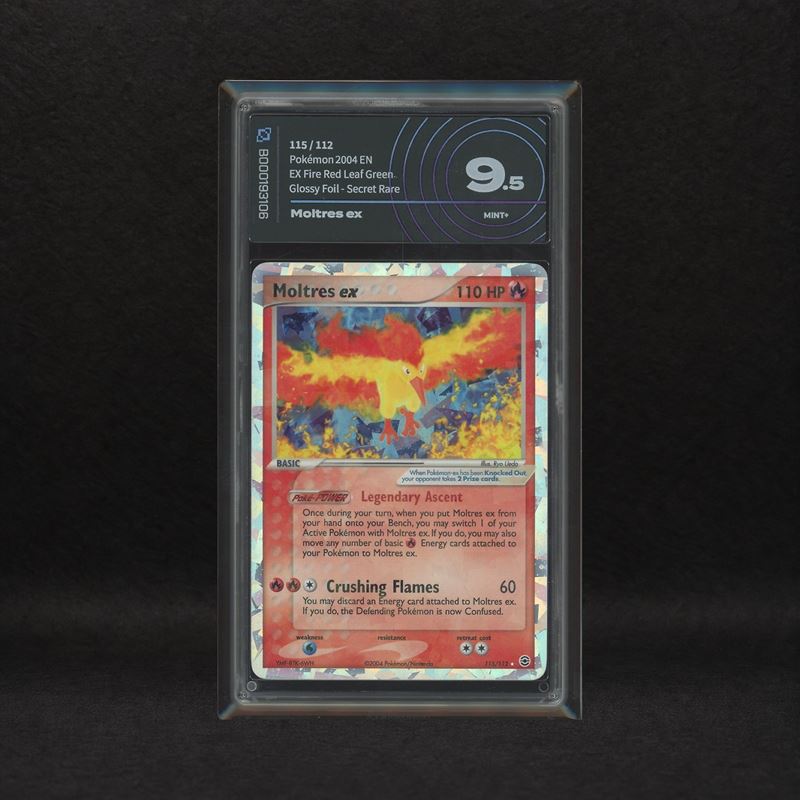 The Pokémon Company - Moltres Ex #115 Cracked Ice Holo - Secret, Ex Firered & Leafgreen [eng]