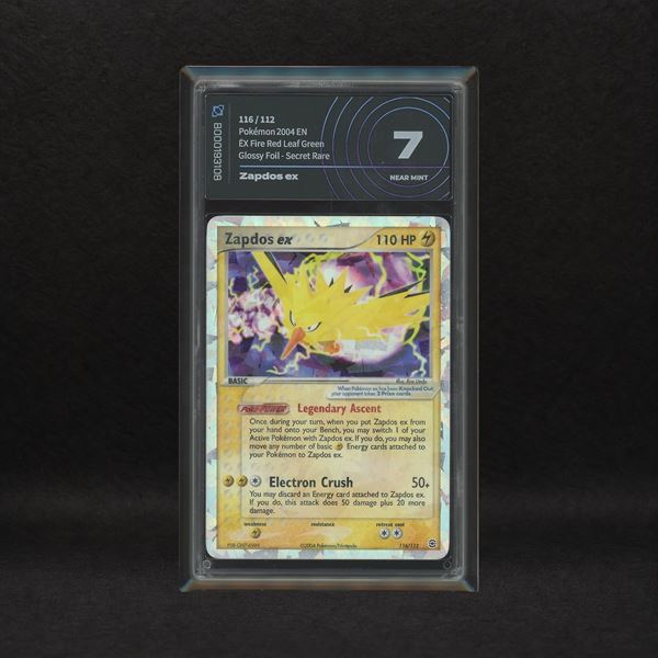 The Pokémon Company - Zapdos ex #116 Cracked Ice Holo - Secret, EX FireRed & LeafGreen [ENG]