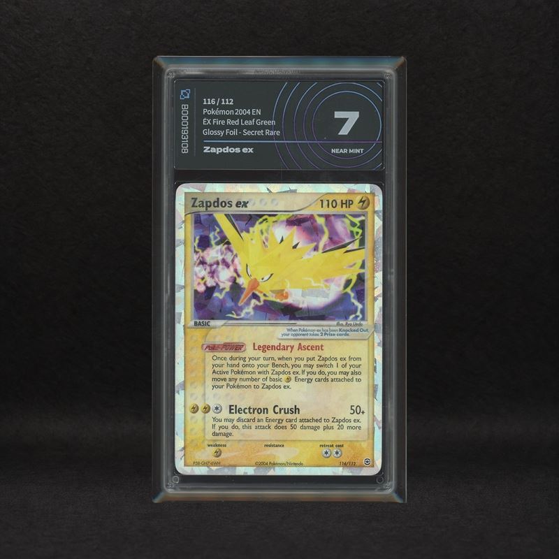 The Pokémon Company - Zapdos Ex #116 Cracked Ice Holo - Secret, Ex Firered & Leafgreen [eng]
