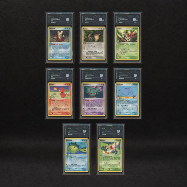 Non-Holo Rare Selection Lot: Delibird #21, Furret #22, Ledian #23, Magby #24, Misdreavus #25, Quagsire #26, Qwilfish #27, Yanma #28, EX Team Rocket Returns [ENG]
