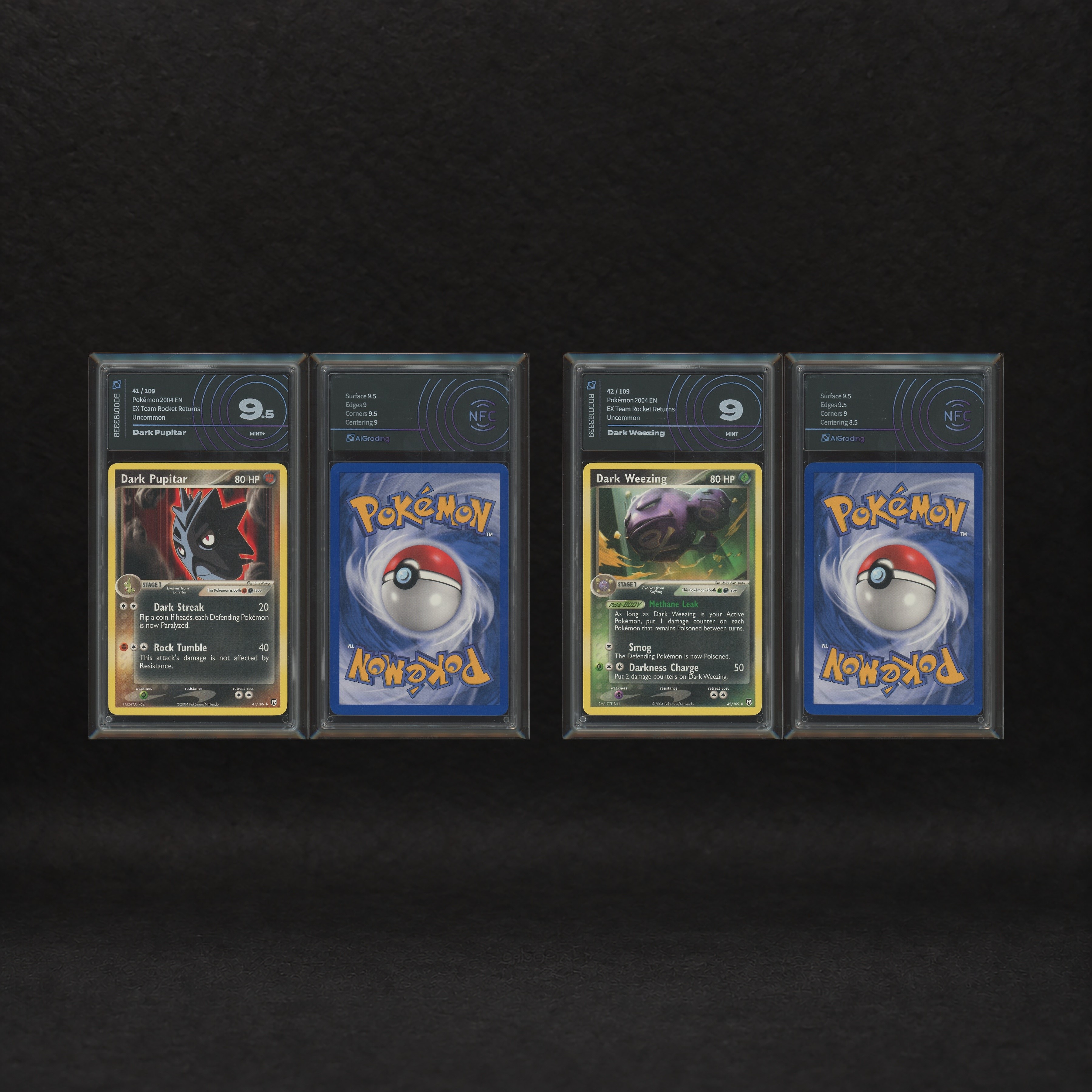 The Pokémon Company - Complete Dark Uncommon Lot (#29–#42), Ex Team Rocket Returns [eng]