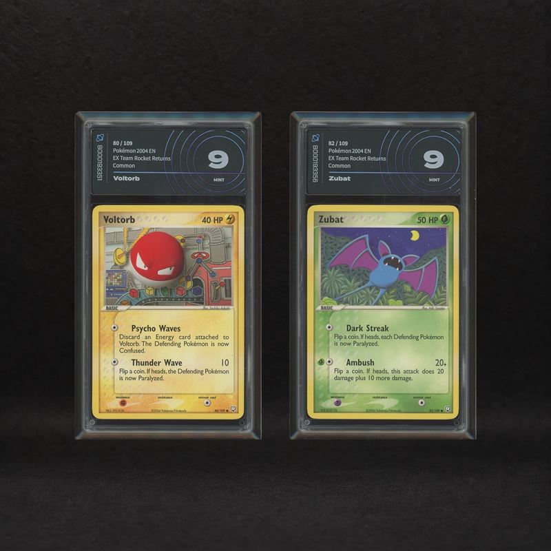 The Pokémon Company - Kanto Common Lot: Voltorb #80, Zubat #82, Ex Team Rocket Returns [eng]