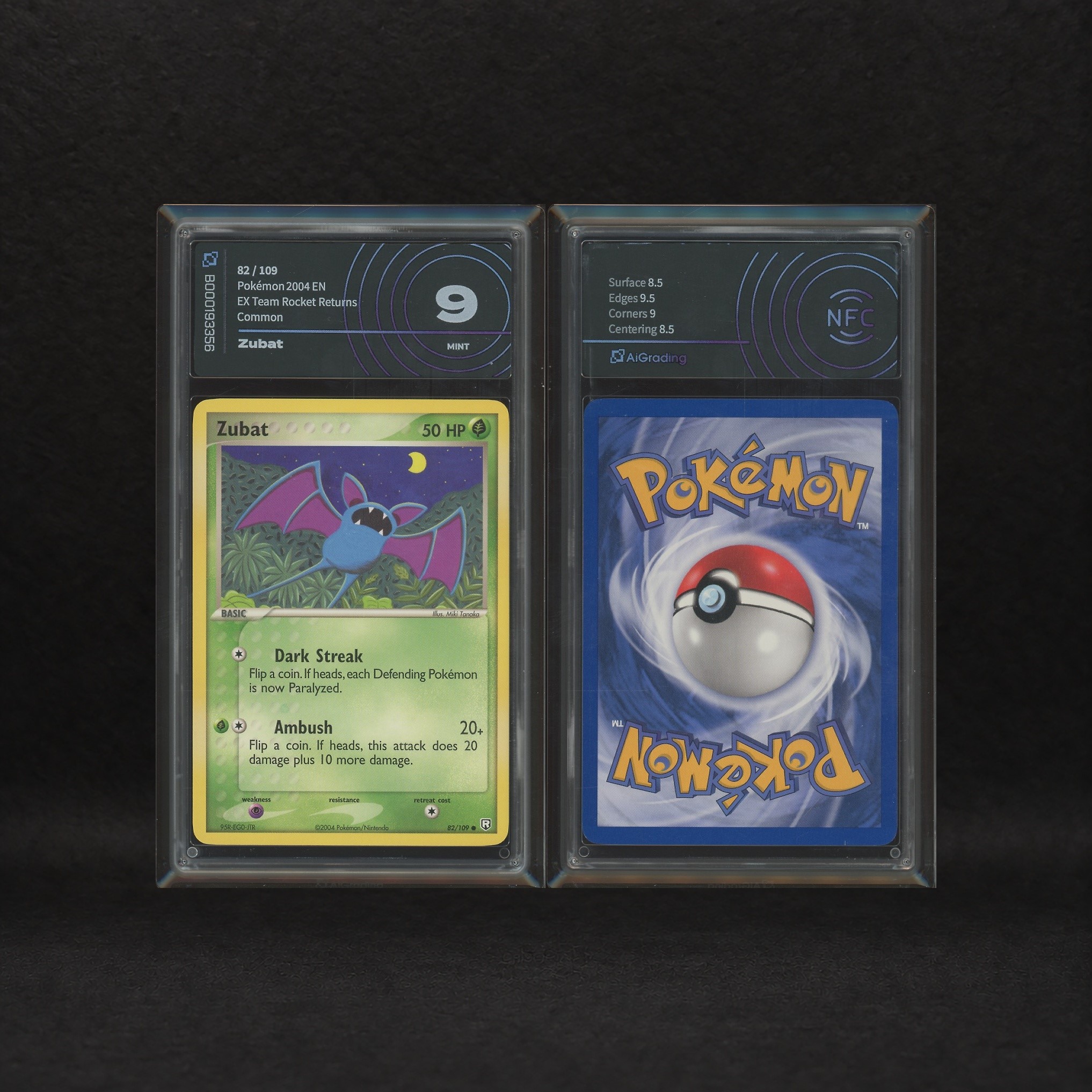 The Pokémon Company - Kanto Common Lot: Voltorb #80, Zubat #82, Ex Team Rocket Returns [eng]