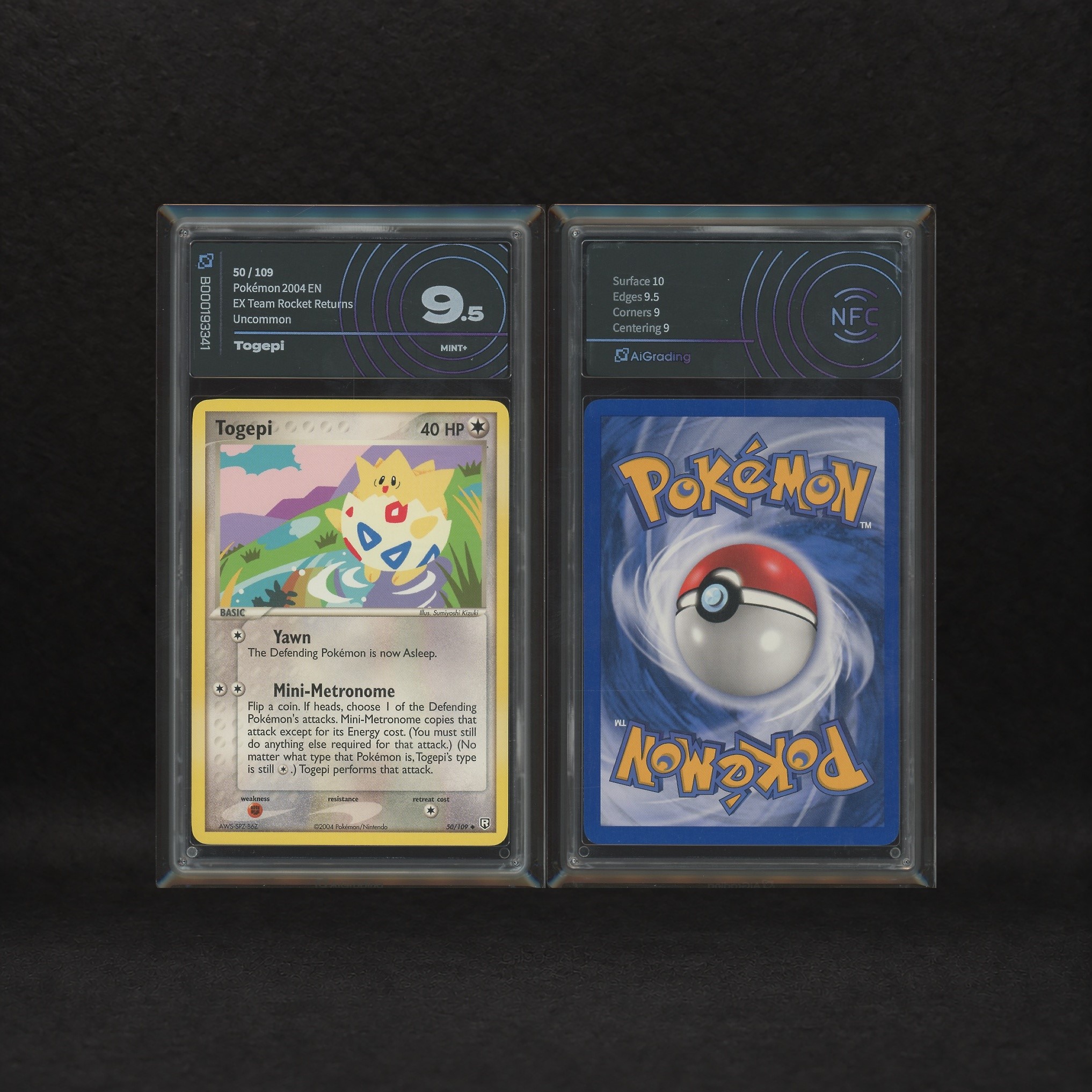 The Pokémon Company - Johto Fan-favorite Lot: Togepi #50, Marill #68, Wooper #81, Ex Team Rocket ...