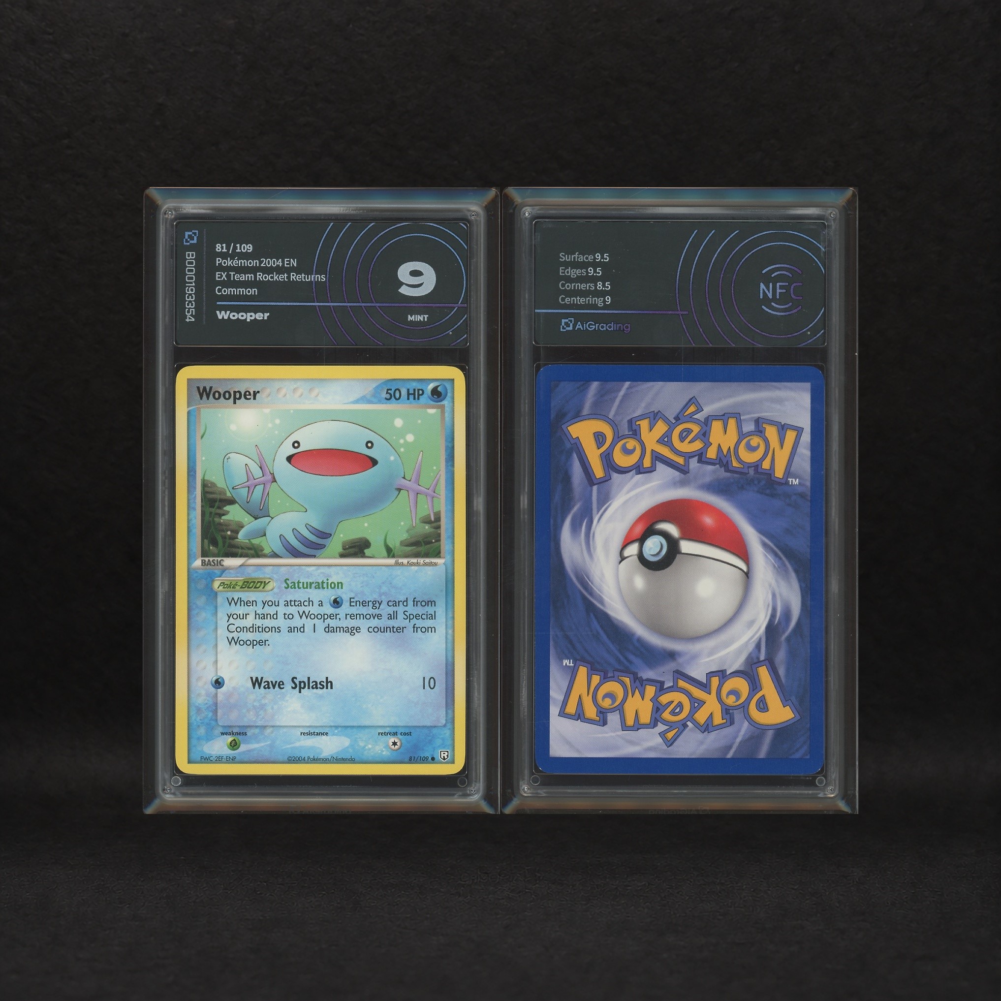 The Pokémon Company - Johto Fan-favorite Lot: Togepi #50, Marill #68, Wooper #81, Ex Team Rocket ...
