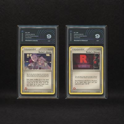 Technical Trainer Lot: Rocket's Admin #86, Rocket's Hideout #87, Ex Team Rocket Returns [eng]