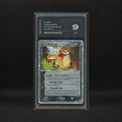 Rocket's Entei Ex #97 Holo, Ex Team Rocket Returns [eng]