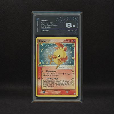 Torchic Gold Star #108 Holo, Ex Team Rocket Returns [eng]