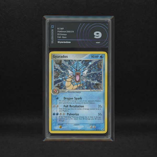 Gyarados #8 Holo (Swirl), EX Deoxys [ENG]