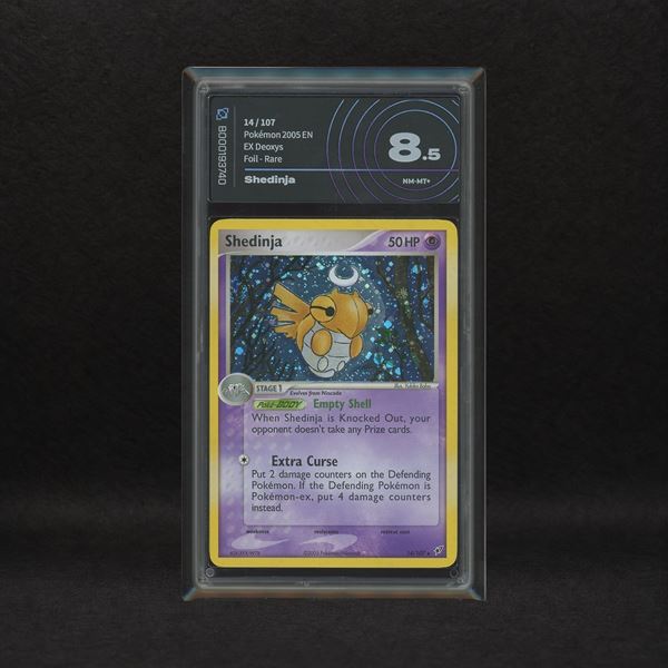 Shedinja #14 Holo (Swirl), EX Deoxys [ENG]