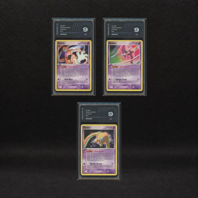 The Pokémon Company - Deoxys Trio: Normal Form #16, Speed Form #17, Defense Form #18, Ex Deoxys [...