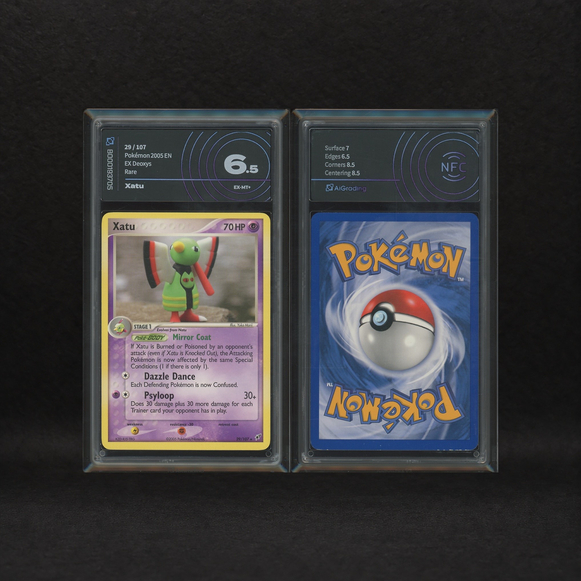 The Pokémon Company - Natu #66 & Xatu #29 Evolution Lot, Ex Deoxys [eng]