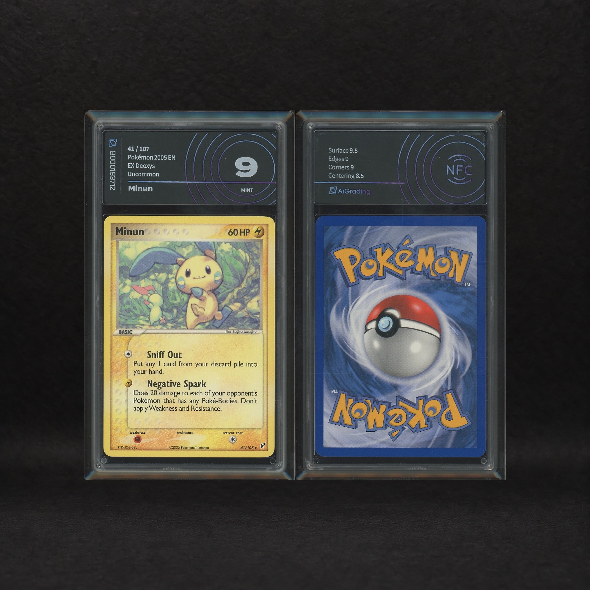 The Pokémon Company - Cheering Pokémon Lot: Minun #41, Plusle #44, Ex Deoxys [eng]