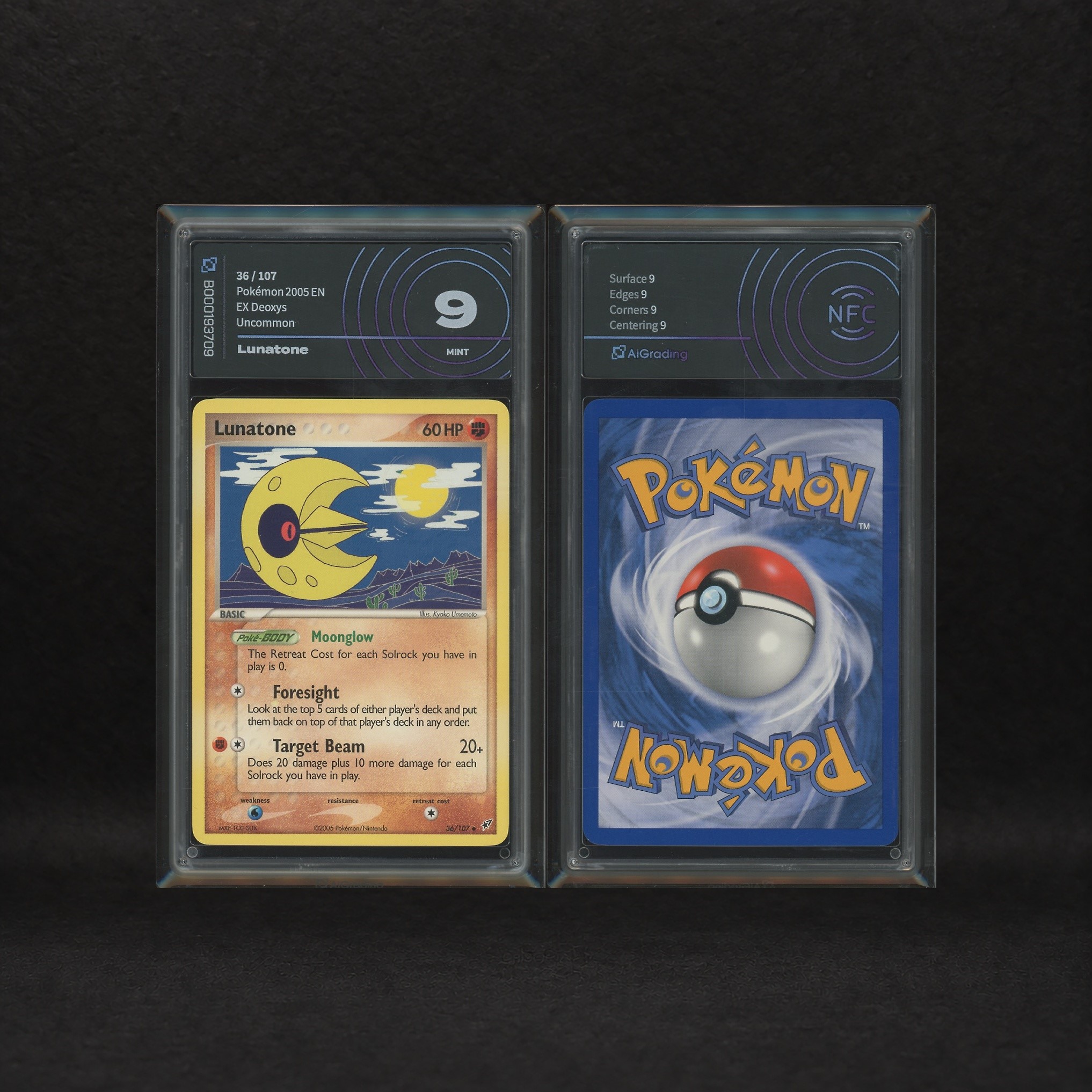 The Pokémon Company - Lunatone #36 & Solrock #47 Celestial Pair Lot, Ex Deoxys [eng]