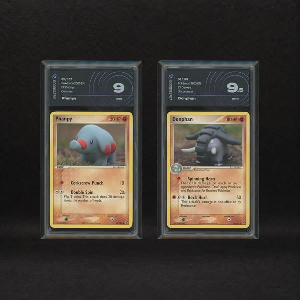 Phanpy #69 & Donphan #30 Evolution Lot, EX Deoxys [ENG]