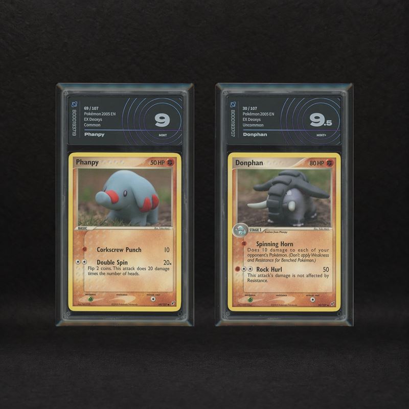 The Pokémon Company - Phanpy #69 & Donphan #30 Evolution Lot, Ex Deoxys [eng]