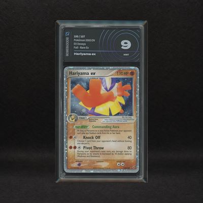 Hariyama Ex #100 Holo (swirl), Ex Deoxys [eng]
