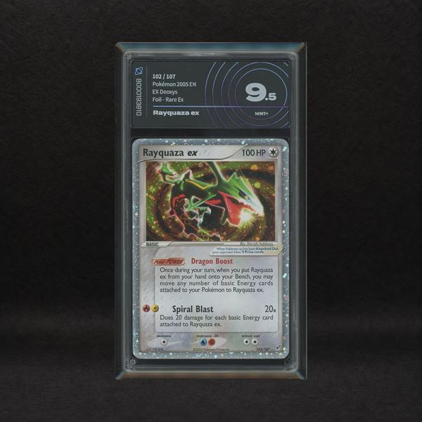 The Pokémon Company - Rayquaza ex #102 Holo (Swirl), EX Deoxys [ENG]