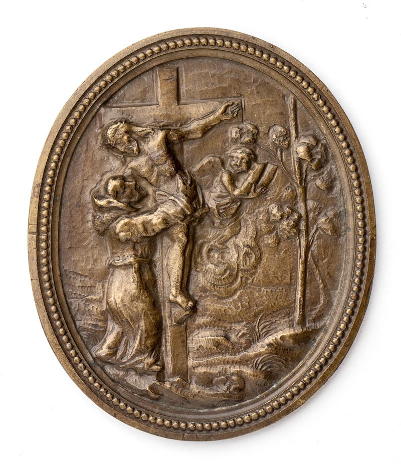 San Francesco Abbraccia il Cristo Crocefisso